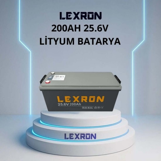 Lexron Lifepo4 25.6v 200Ah Lityum Akü lexron-lifepo4-200ah-25-6v-lityum-batarya